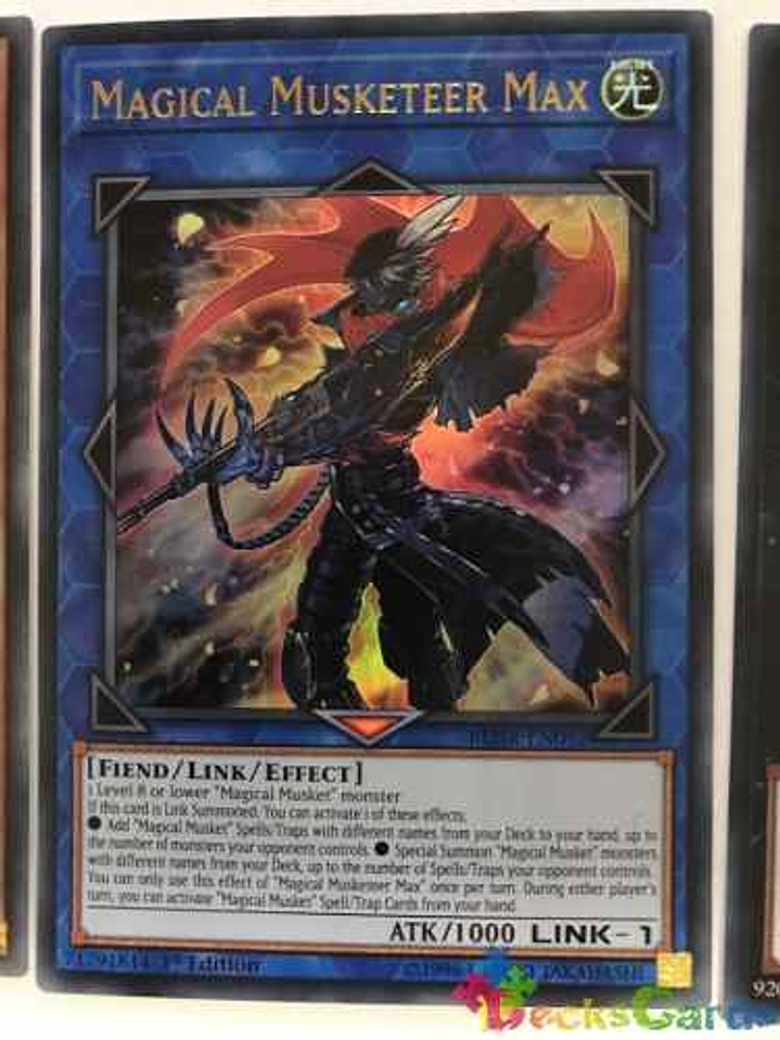 Magical Musketeer Max - blhr-en052 - Ultra Rare 1st Edition 1