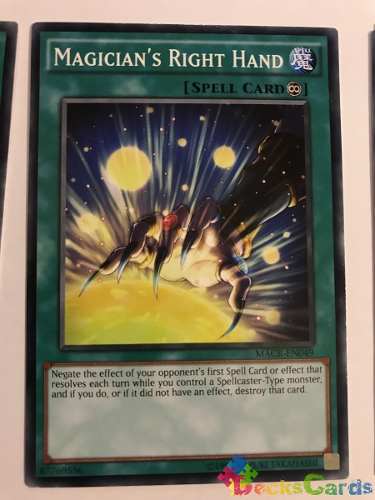 Magician's Right Hand - MACR-EN049 - Common 1st Edition