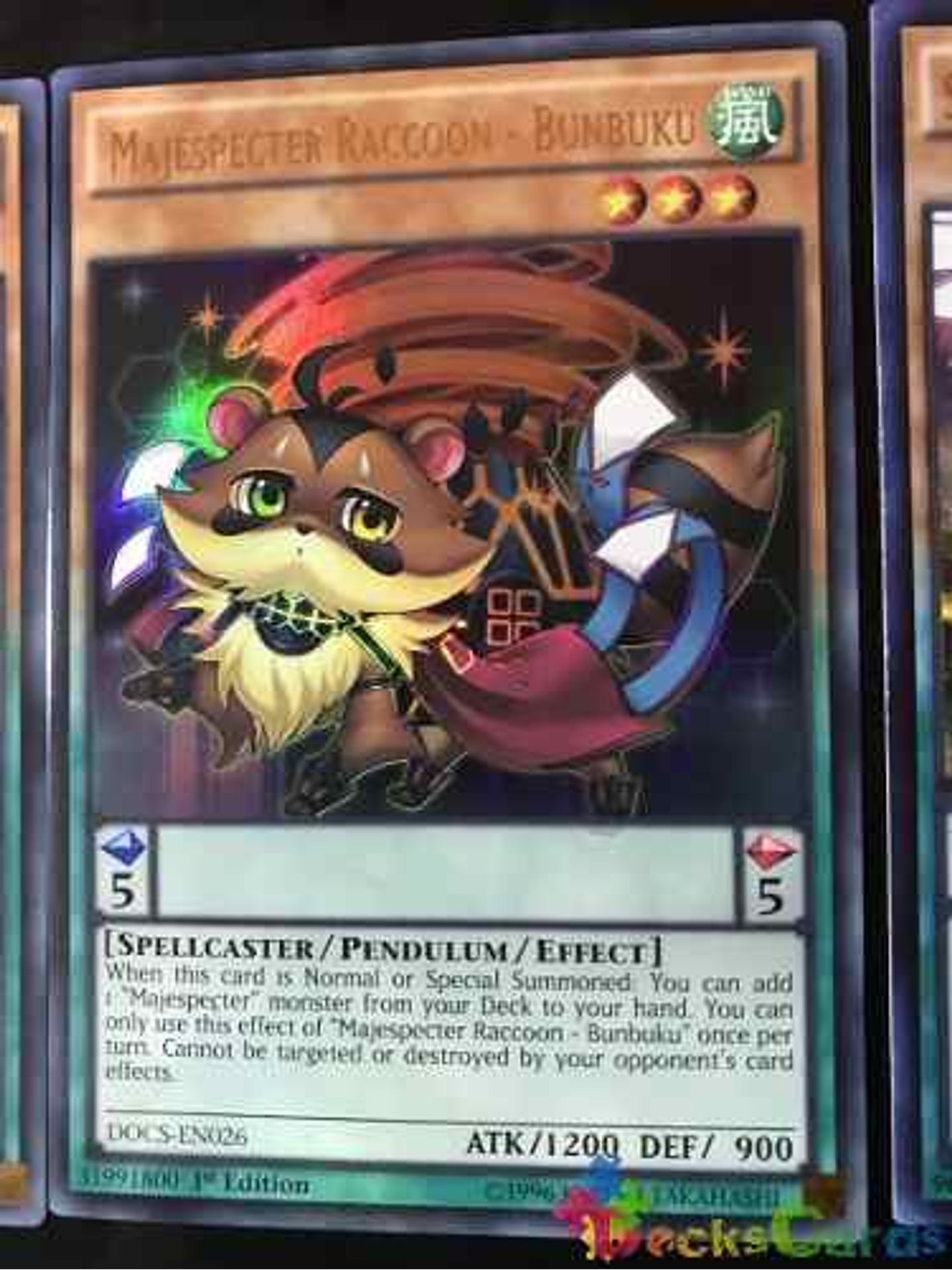 Majespecter Raccoon - Bunbuku - Docs-en026 - Ultra Rare 1st Edition 1