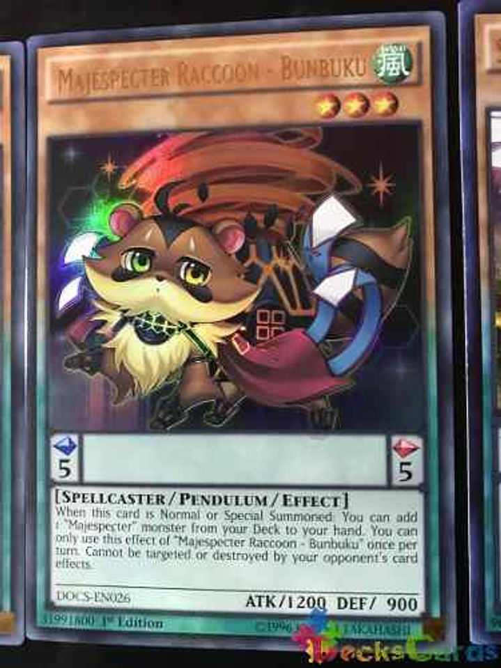 Majespecter Raccoon - Bunbuku - Docs-en026 - Ultra Rare 1st Edition 1