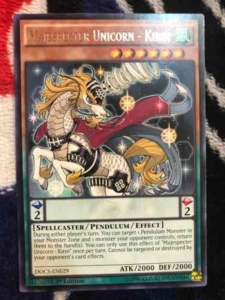 Majespecter Unicorn - Kirin - docs-en029 - Rare 1st Edition 1