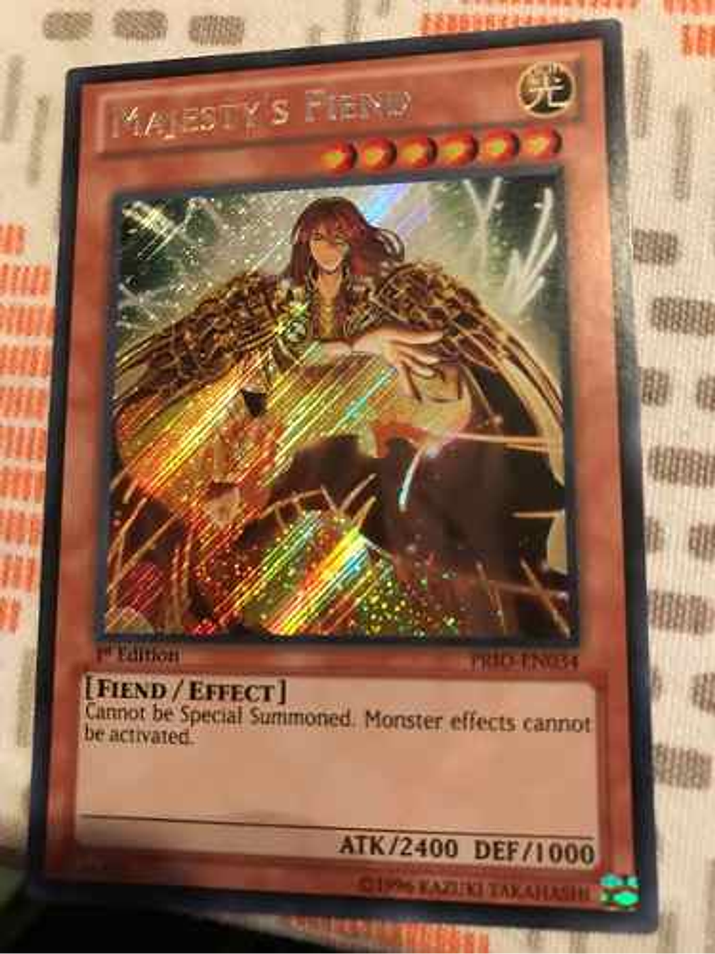 Majesty's Fiend - prio-en034 - Secret Rare Unlimited 1