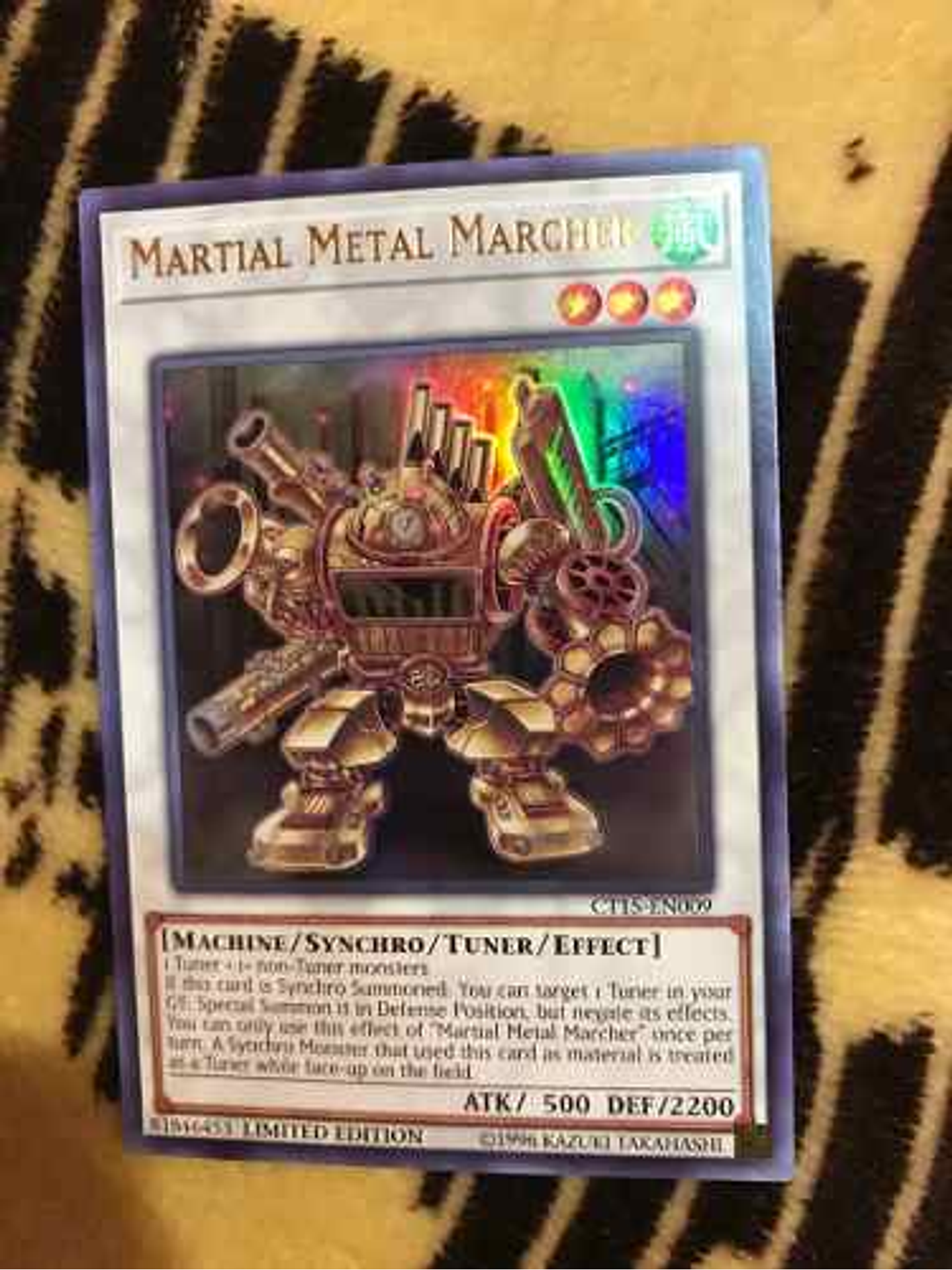 Martial Metal Marcher - Ct15-en009 - Ultra Rare Limited Editon 1
