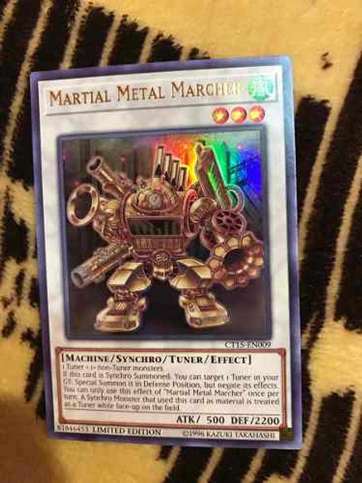 Martial Metal Marcher - Ct15-en009 - Ultra Rare Limited Editon 1