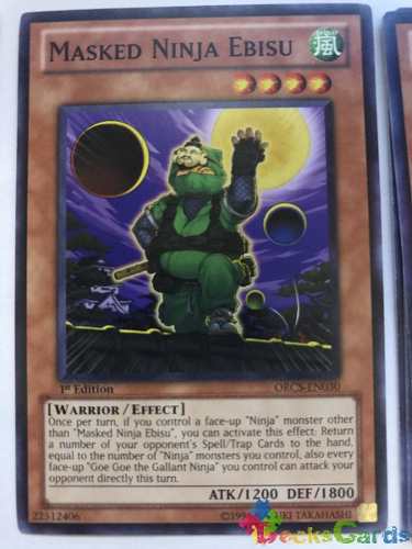 Masked Ninja Ebisu - orcs-en030 - Common 1st Edition