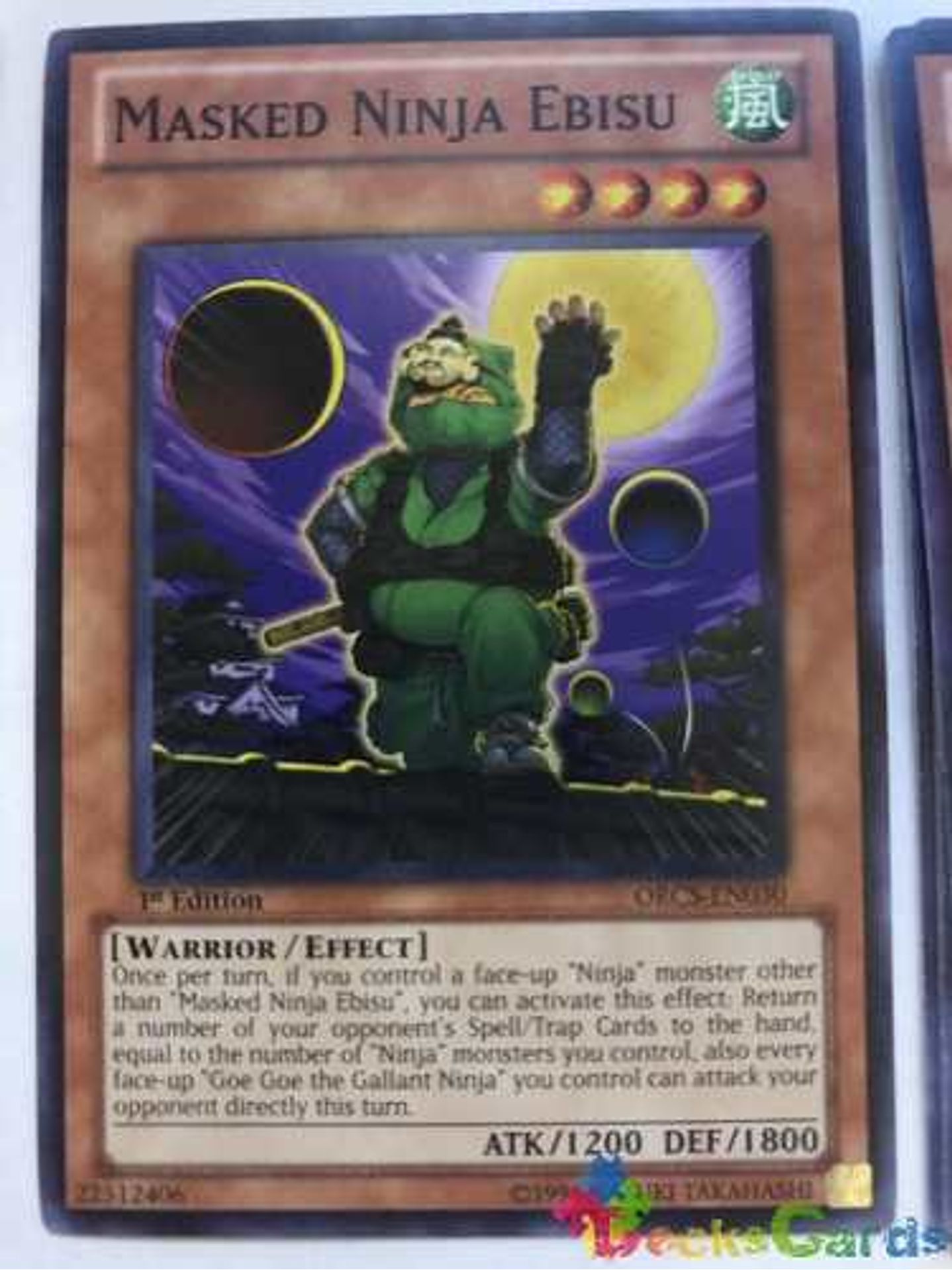 Masked Ninja Ebisu - orcs-en030 - Common 1st Edition 1