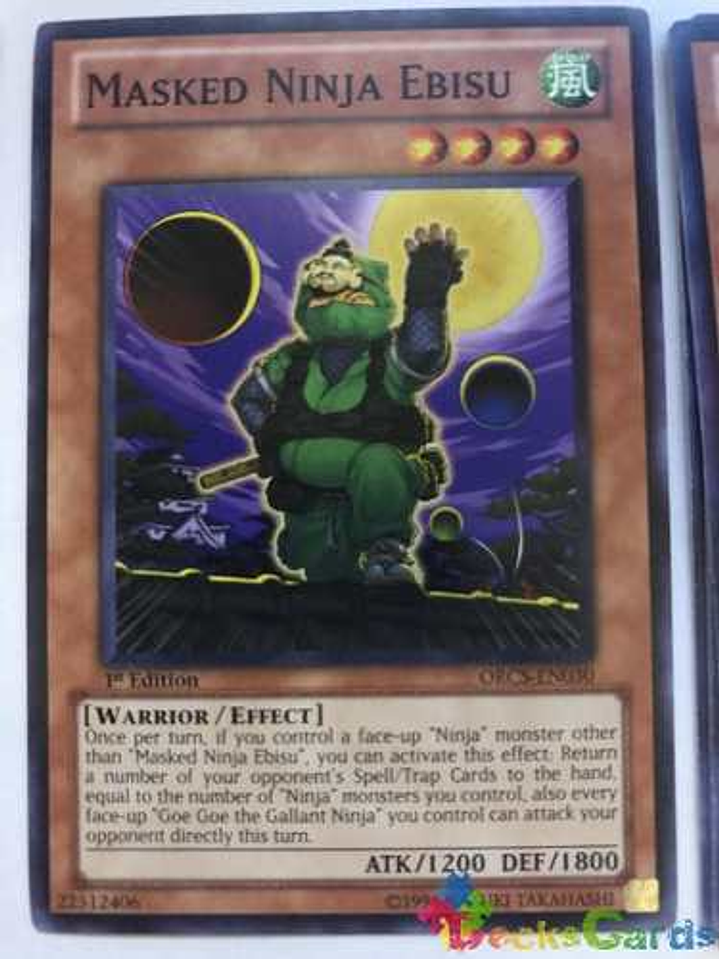 Masked Ninja Ebisu - orcs-en030 - Common 1st Edition 1