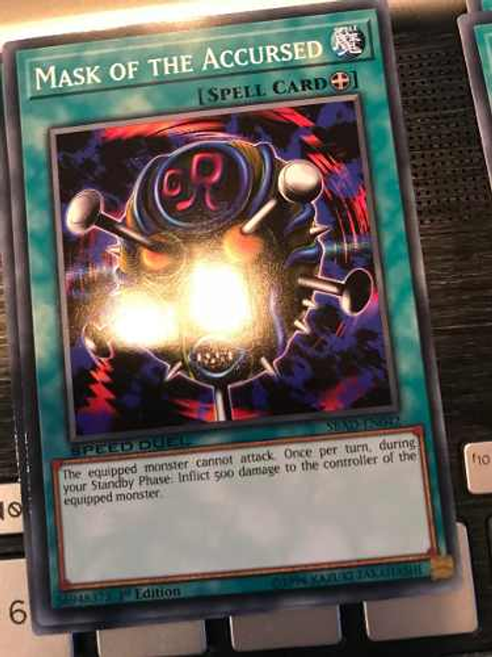 Mask Of The Accursed - sbad-en042 - Common 1st Edition 1