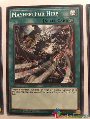 Mayhem Fur Hire - mp19-en255 - Common 1st Edition