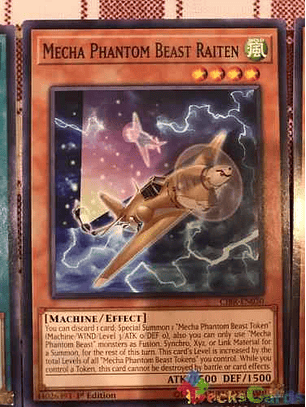 Mecha Phantom Beast Raiten - cibr-en030 - Common 1st Edition