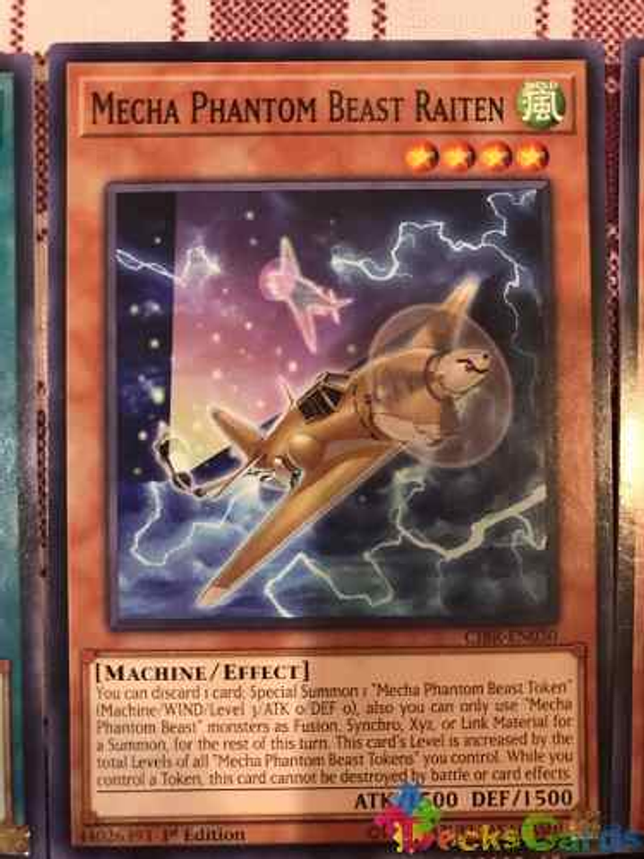 Mecha Phantom Beast Raiten - cibr-en030 - Common 1st Edition 1