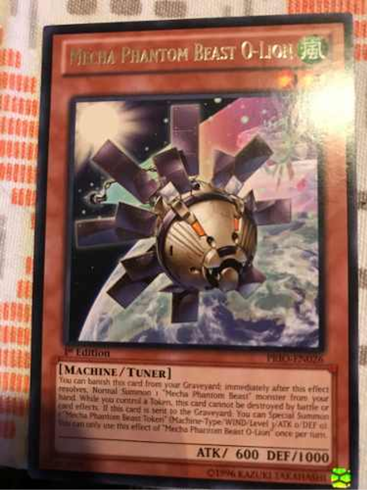 Mecha Phantom Beast O-lion - prio-en026 - Rare 1st Edition 1