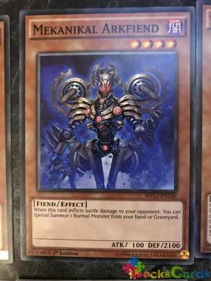 Mekanikal Arkfiend - mp17-en236 - Common 1st Edition 1