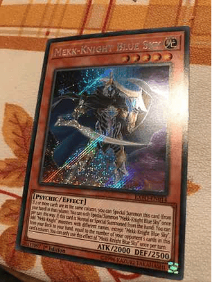 Mekk-knight Blue Sky - exfo-en014 - Secret Rare 1st Edition
