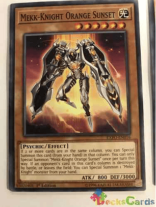 Mekk-knight Orange Sunset - exfo-en016 - Common 1st Edition