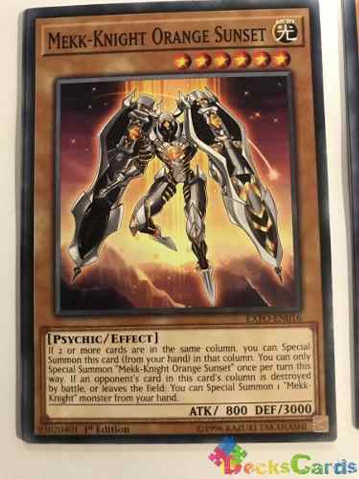 Mekk-knight Orange Sunset - exfo-en016 - Common 1st Edition 1