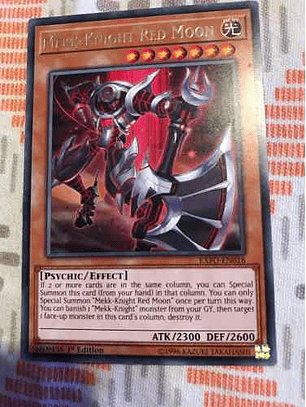 Mekk-knight Red Moon - exfo-en018 - Rare 1st Edition