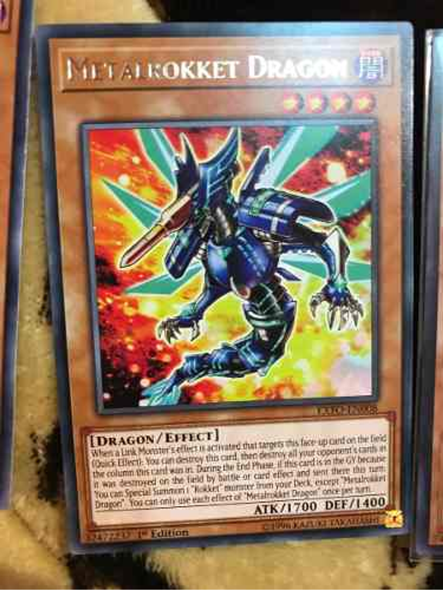 Metalrokket Dragon - exfo-en008 - Rare 1st Edition 1