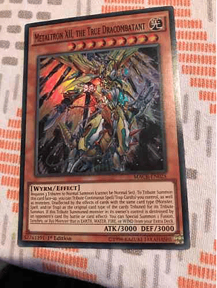 Metaltron XII, the True Dracombatant - MACR-EN025 - Super Rare 1st Edition