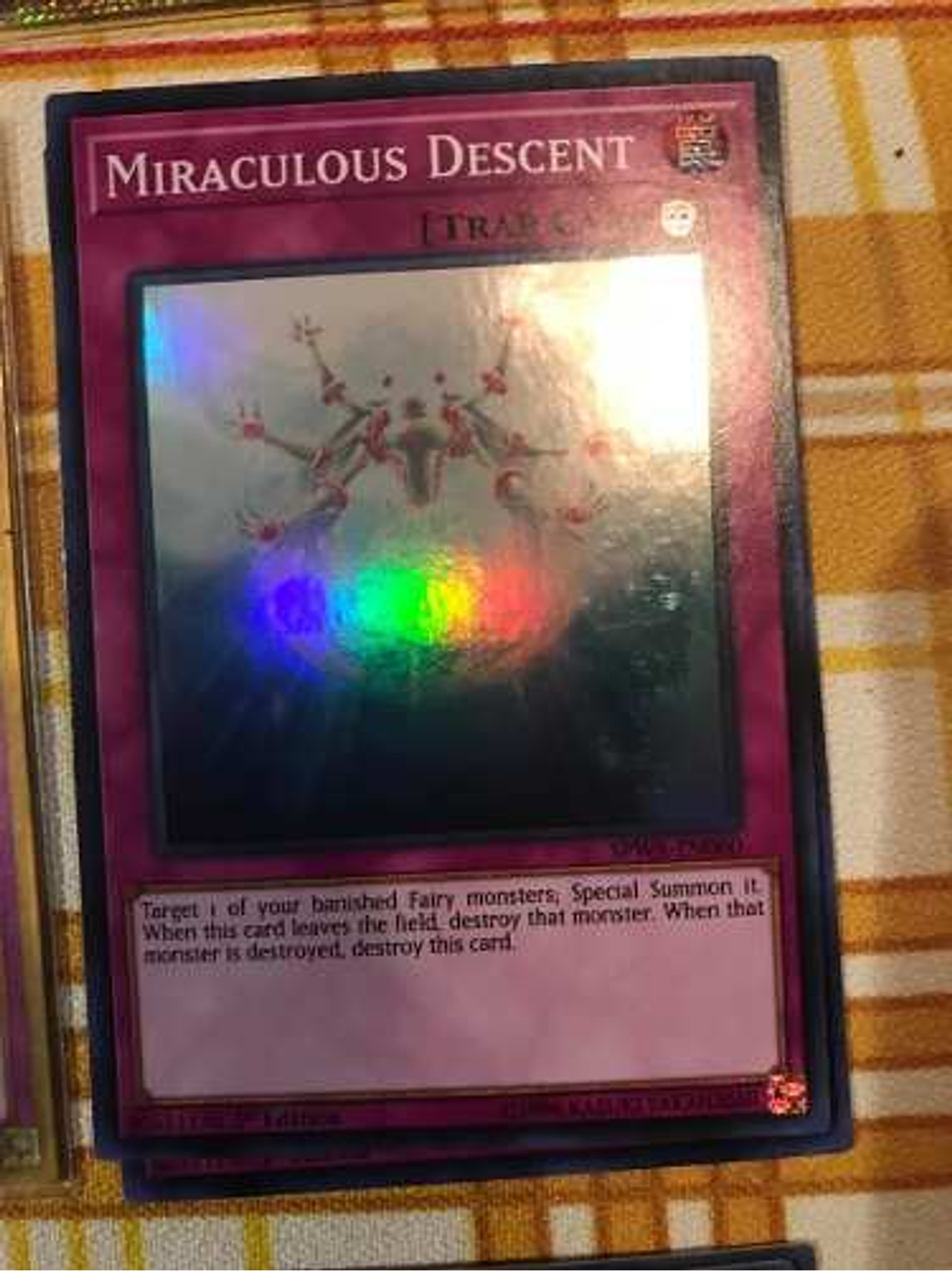 Miraculous Descent - spwa-en060 - Super Rare 1st Edition 1