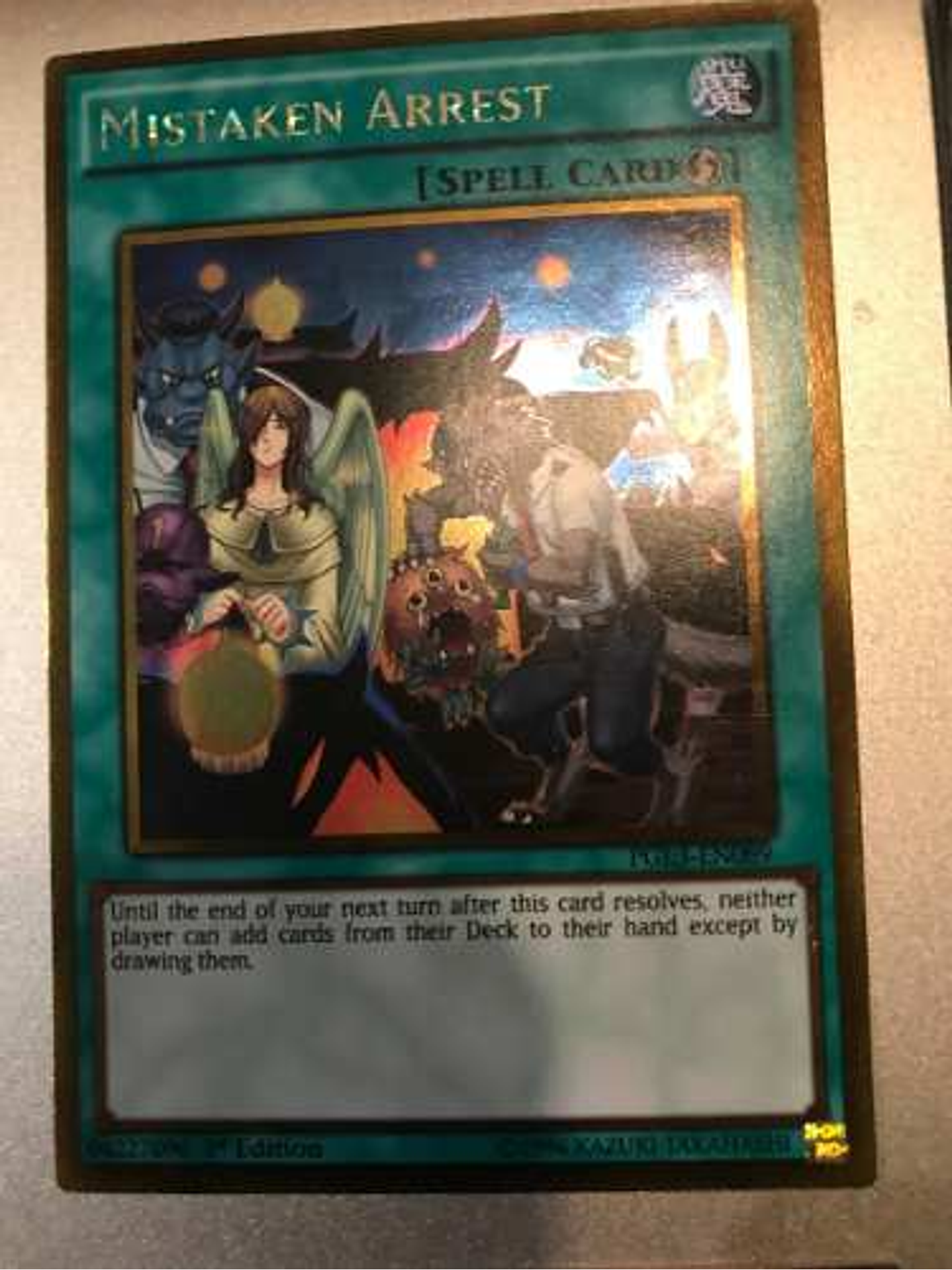 Mistaken Arrest - pgl3-en089 - Gold Rare 1st Edition 1