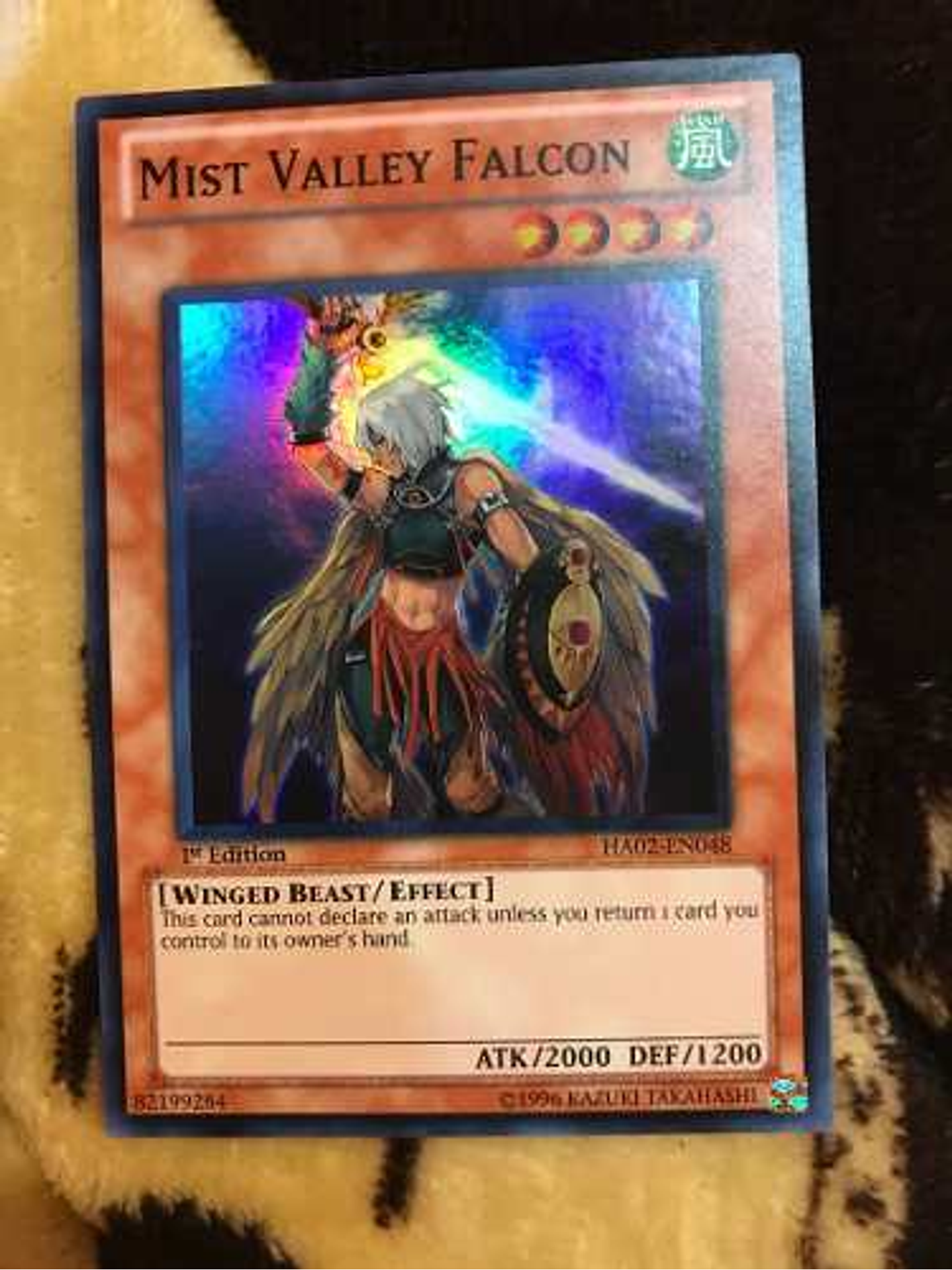 Mist Valley Falcon - ha02-en048 - Super Rare 1st Edition 1