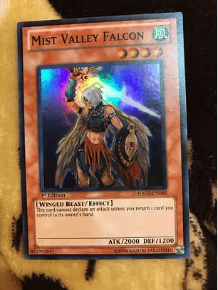 Mist Valley Falcon - ha02-en048 - Super Rare 1st Edition