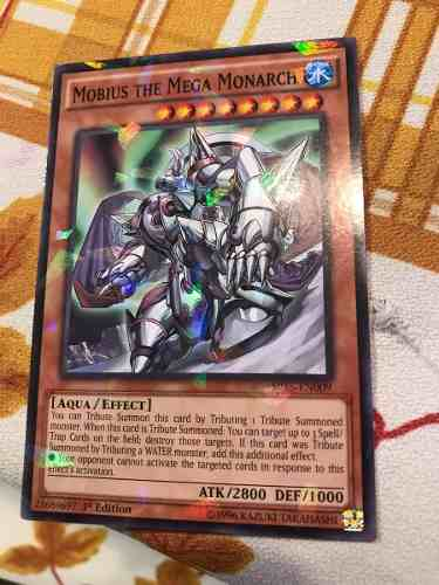 Mobius The Mega Monarch - sp15-en009 - Shatterfoil Rare 1st Edition 1