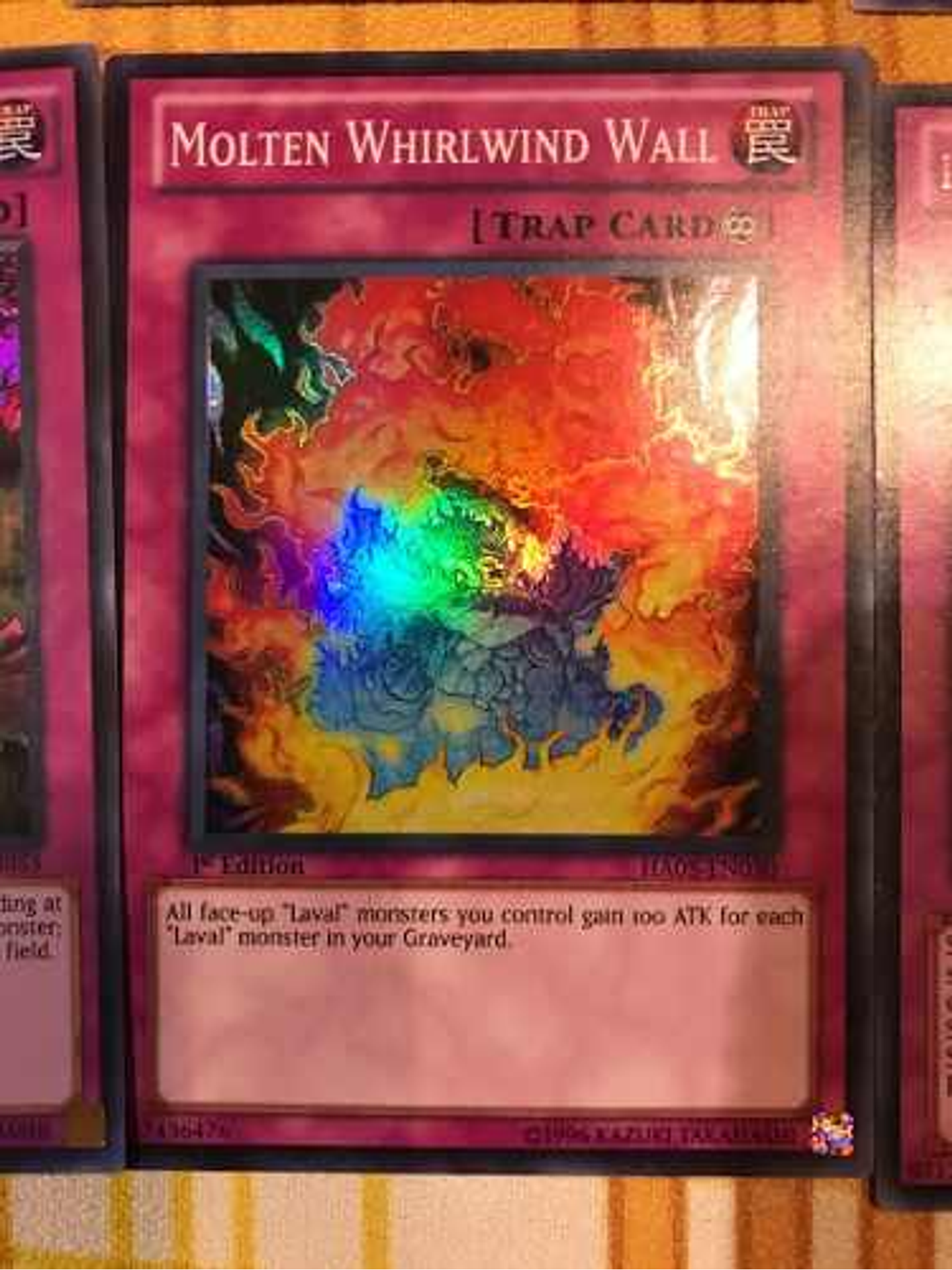 Molten Whirlwind Wall - ha05-en030 - Super Rare 1st Edition 1