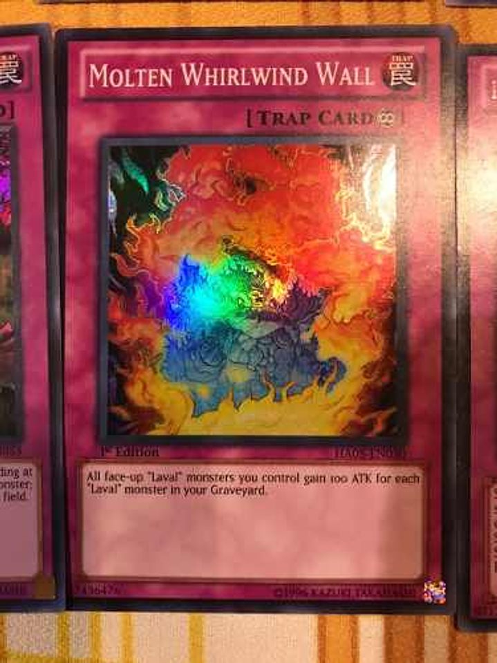 Molten Whirlwind Wall - ha05-en030 - Super Rare 1st Edition 1