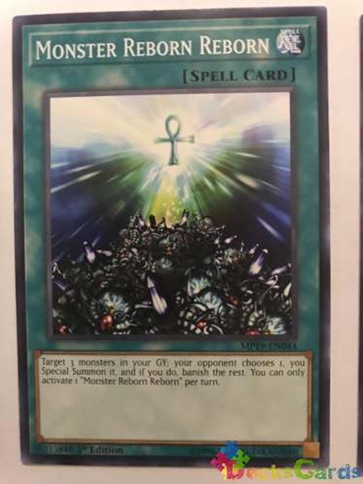 Monster Reborn Reborn - mp19-en044 - Common 1st Edition 1