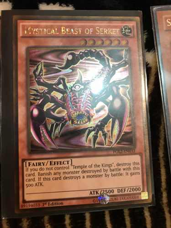 Mystical Beast Of Serket - pgl2-en032 - Gold Rare 1st Editio 1
