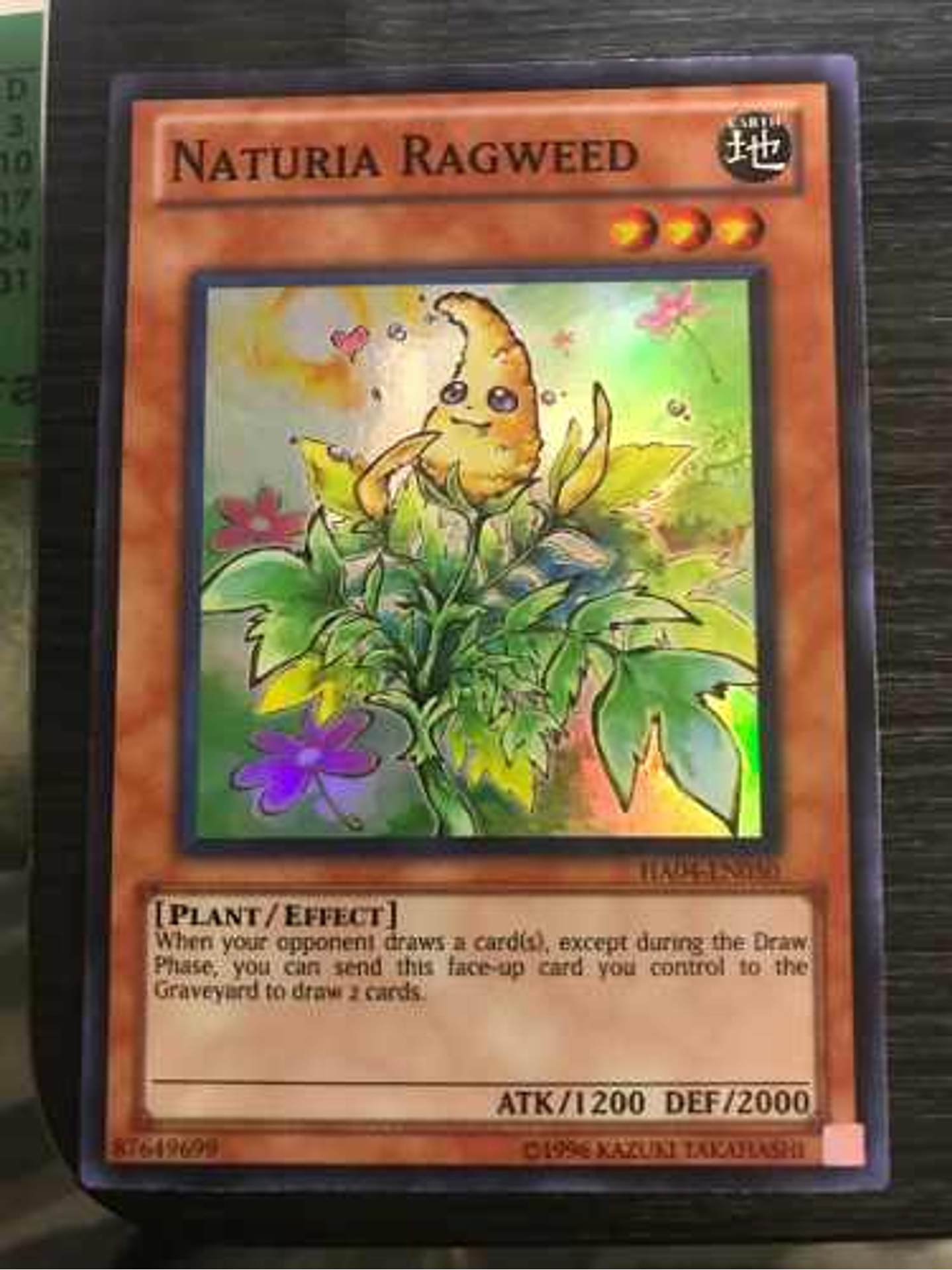 Naturia Ragweed - ha04-en050 - Super Rare Unlimited 1