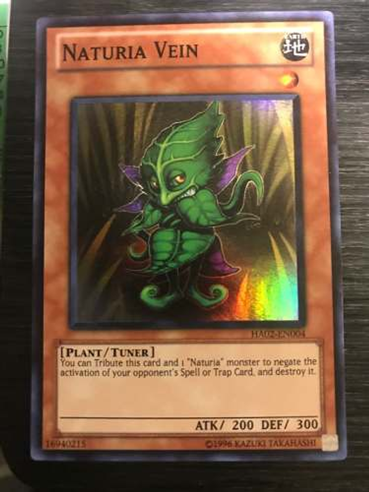 Naturia Vein - ha02-en004 - Super Rare 1st Edition 1