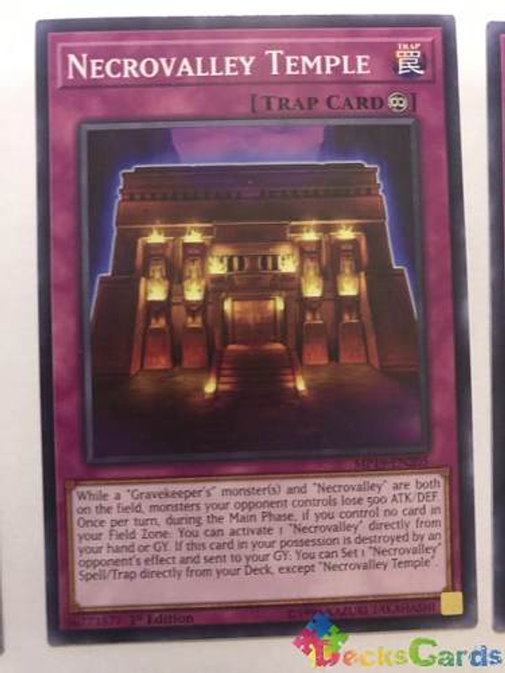 Necrovalley Temple - mp19-en205 - Common 1st Edition 1