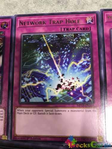 Network Trap Hole - mp19-en050 - Rare 1st Edition