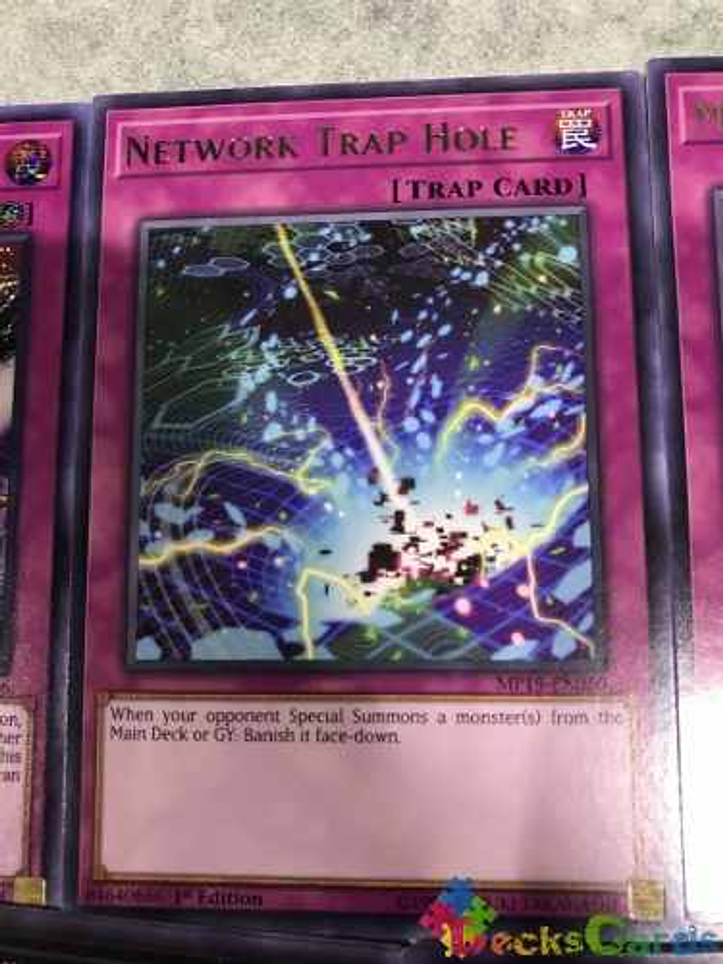 Network Trap Hole - mp19-en050 - Rare 1st Edition 1