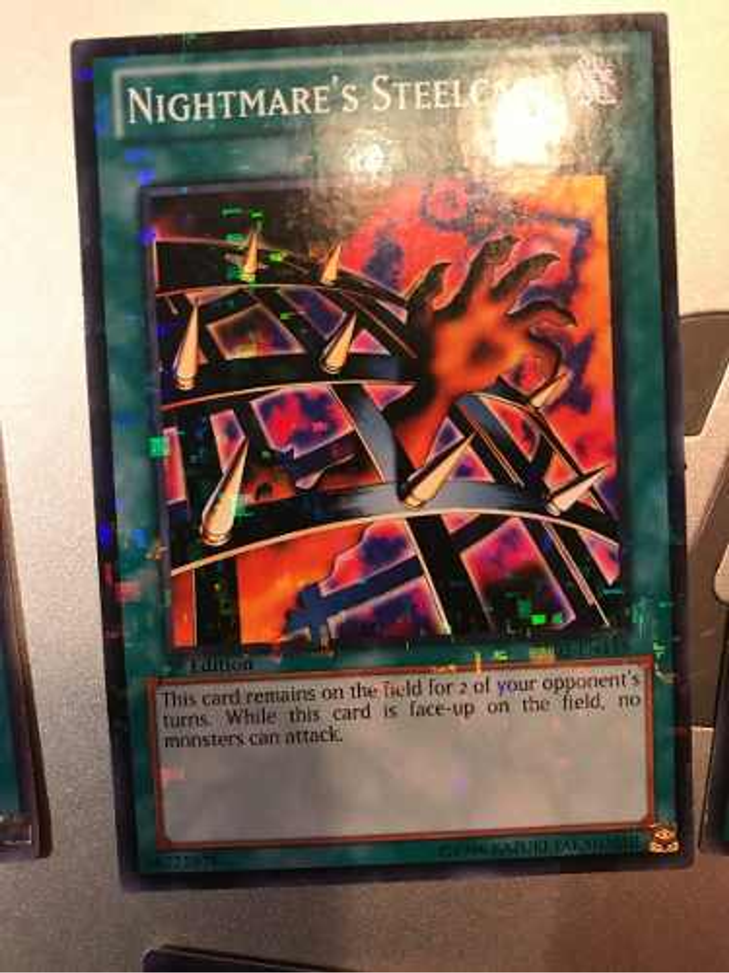 Nightmare's Steelcage - bp02-en148 - Mosaic Rare 1st Edition 1