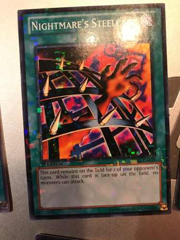 Nightmare's Steelcage - bp02-en148 - Mosaic Rare 1st Edition 1