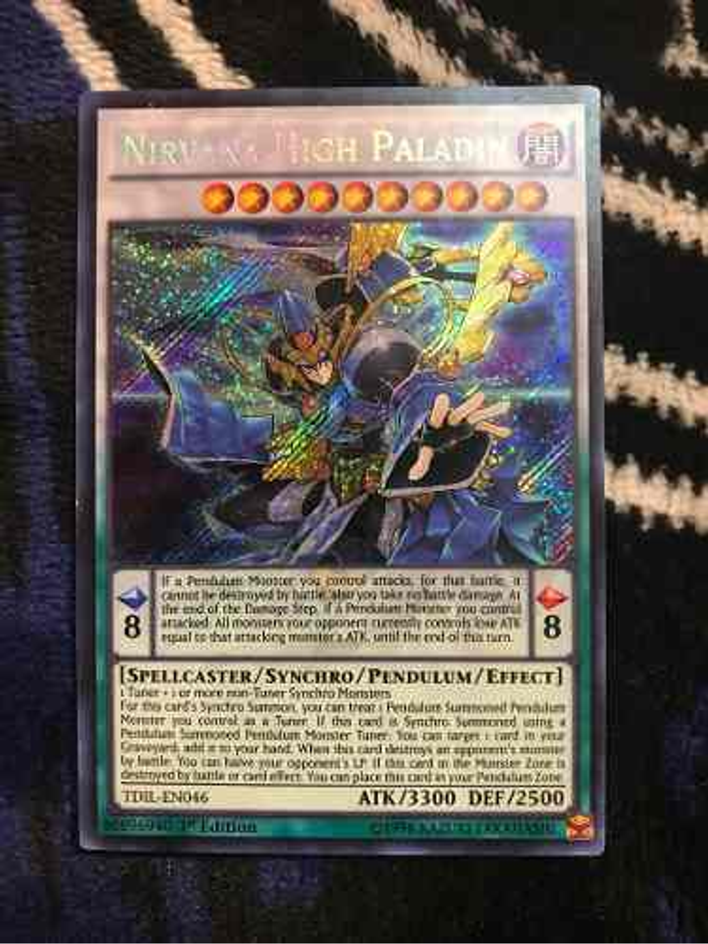 Nirvana High Paladin - tdil-en046 - Secret Rare 1st Edition 1
