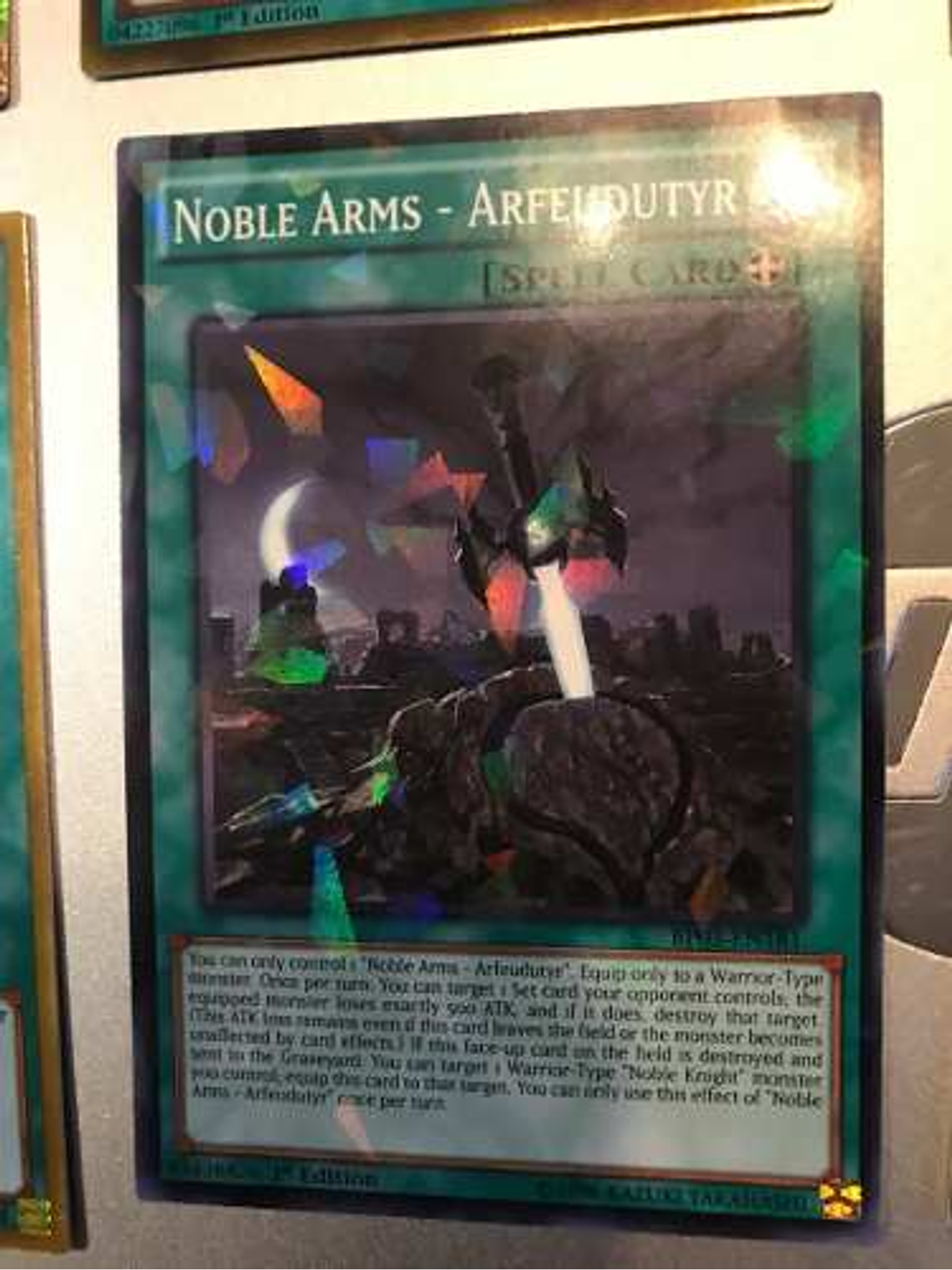 Noble Arms - Arfeudutyr - bp03-en181 - Shatterfoil Rare 1st 1