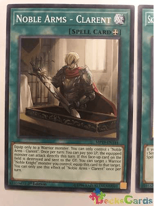 Noble Arms - Clarent - mp19-en144 - Common 1st Edition