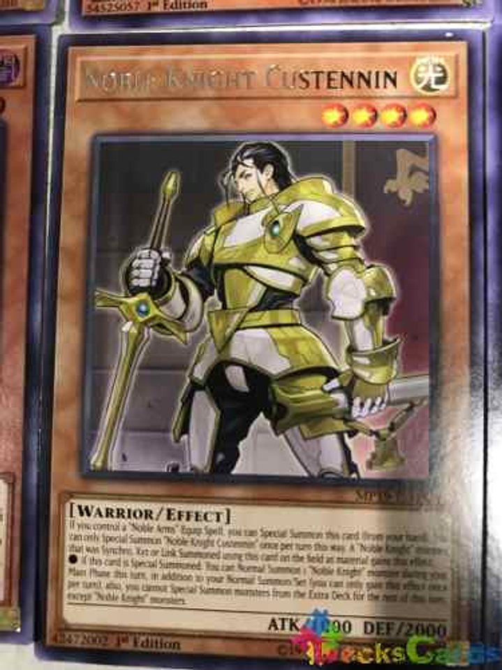 Noble Knight Custennin - mp19-en141 - Rare 1st Edition 1