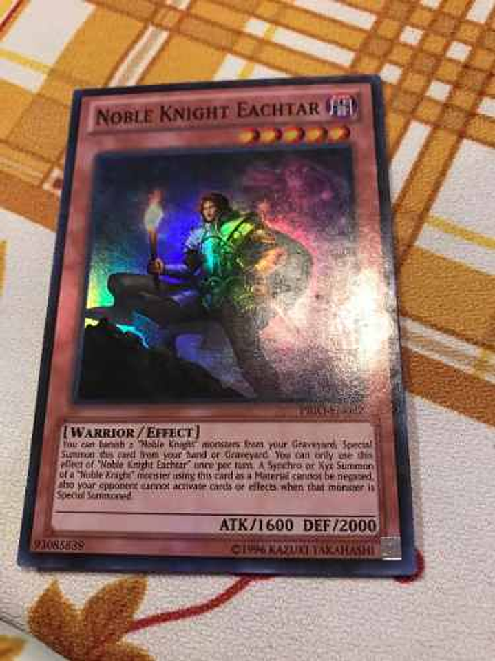 Noble Knight Eachtar - prio-en082 - Super Rare 1st Edition 1