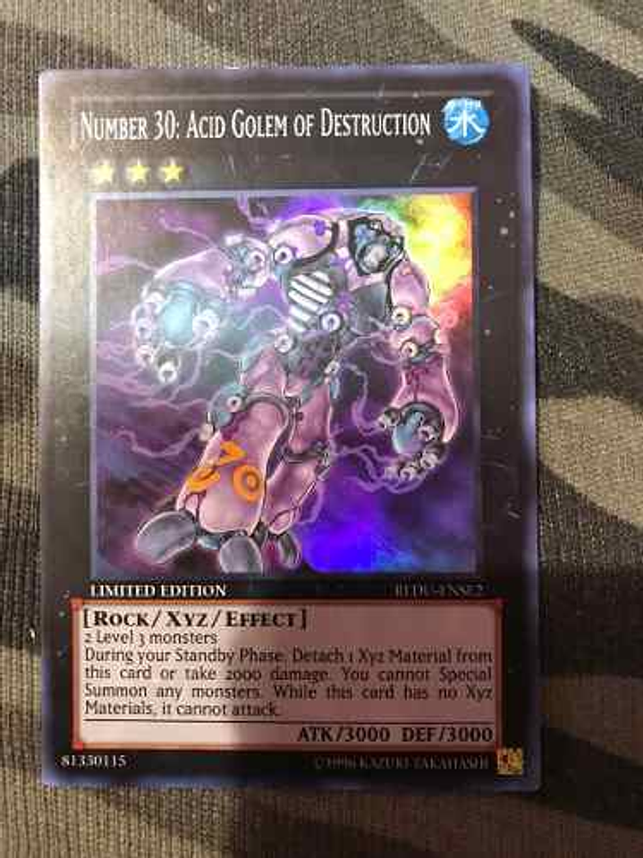 Number 30: Acid Golem of Destruction - REDU-ENSE2 - Super Rare 1