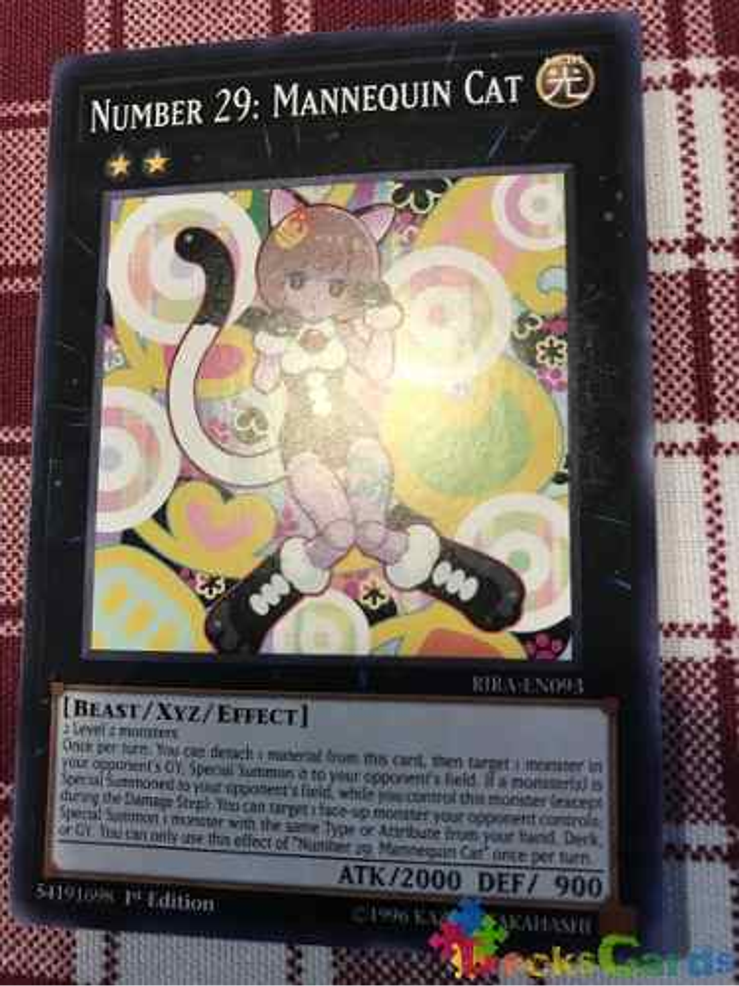 Number 29: Mannequin Cat - rira-en093 - Common 1st Edition 1