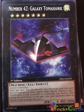 Number 42: Galaxy Tomahawk - PRIO-EN092 - Common 1st Edition