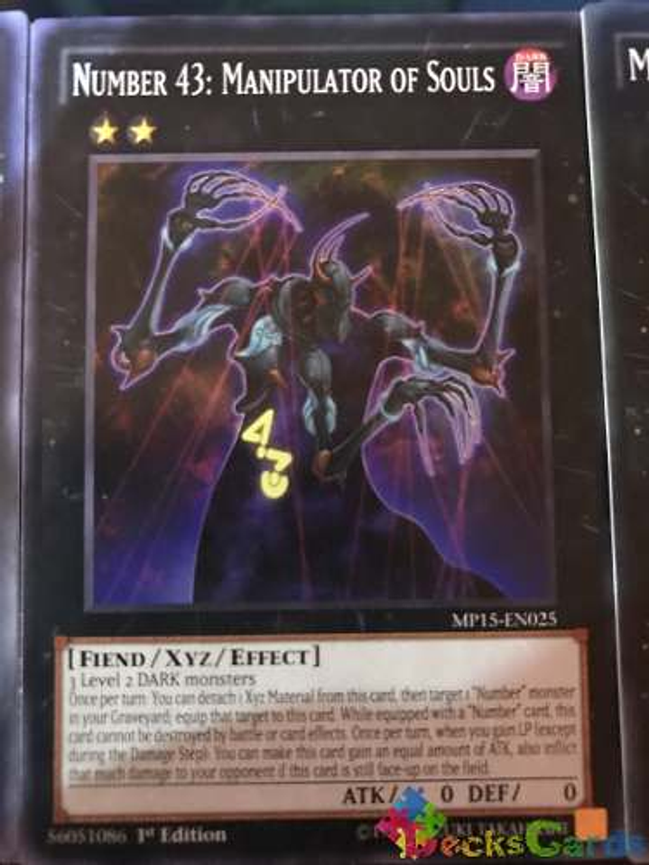 Number 43: Manipulator Of Souls - mp15-en025 - Common 1st Ed 1