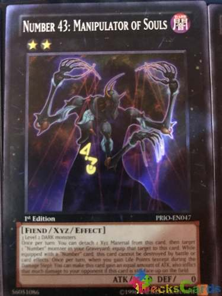 Number 43: Manipulator of Souls - PRIO-EN047 - Common 1st Edition 1