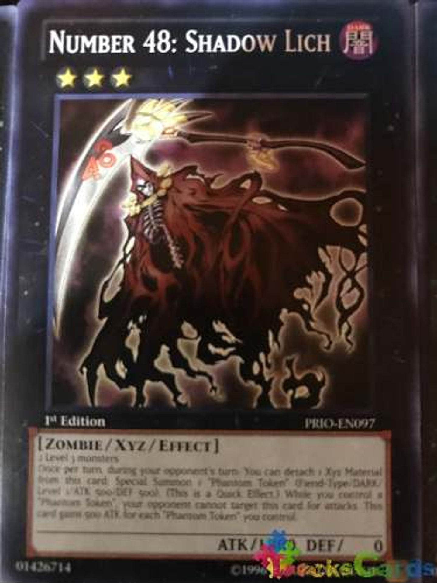 Number 48: Shadow Lich - prio-en097 - Common 1st Edition 1